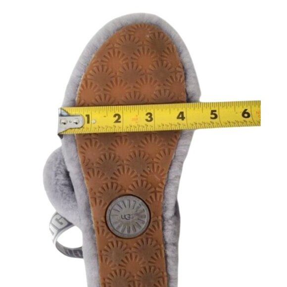 Ugg Women's Size 7 Fluff‎ Yeah Slide Slippers Gray - Picture 5 of 5
